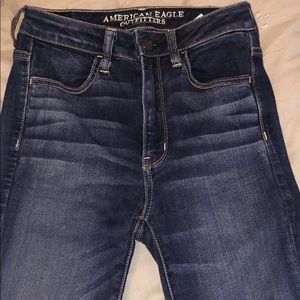 american eagle skinny jeans- high waisted